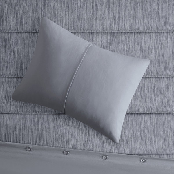 Beautyrest Maddox 3 Piece Striated Cationic Dyed Oversized Duvet Cover